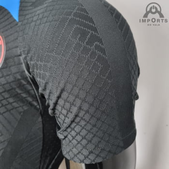 Camisa Paris Saint-Germain 22/23 Versão Jogador Treino - Preto