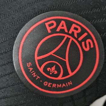 Camisa Paris Saint-Germain 22/23 Versão Jogador Treino - Preto