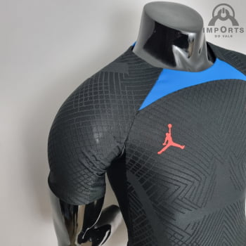 Camisa Paris Saint-Germain 22/23 Versão Jogador Treino - Preto