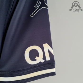 Camisa Paris Saint-Germain 22/23 Treino Versão Torcedor Preta + Personalização Grátis 