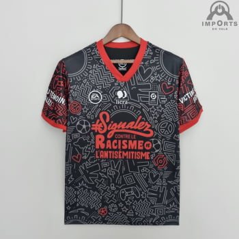 Camisa Paris Saint-Germain 22/23 Ed. Especial Anti-racismo Versão Torcedor + Personalização Grátis