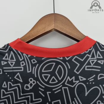 Camisa Paris Saint-Germain 22/23 Ed. Especial Anti-racismo Versão Torcedor + Personalização Grátis