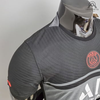 Camisa Paris Saint-Germain (PSG) III 21/22 Versão Jogador + Personalização Grátis