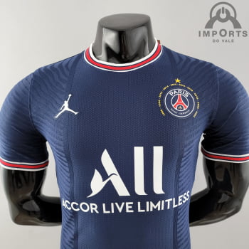 Camisa Paris Saint-Germain l 21/22 Versão Jogador Ed. Especial 10° Título Francês + Personalização Grátis