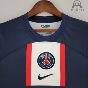 Camisa Paris Saint-Germain l 22/23 Versão Torcedor + Personalização Grátis