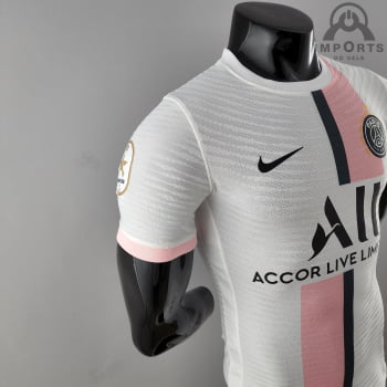 Camisa Paris Saint-Germain ll 21/22 Versão Jogador Ed. Especial 10° Título Francês + Personalização Grátis