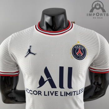 Camisa Paris Saint-Germain lV 21/22 Versão Jogador E. Especial 10° Título Francês + Personalização Grátis