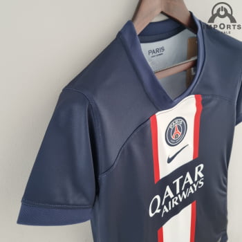 Camisa Paris Saint-Germain (PSG) I 22/23 Versão Feminina + Personalização Grátis 