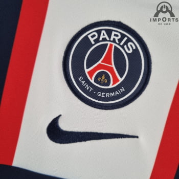Camisa Paris Saint-Germain (PSG) I 22/23 Versão Feminina + Personalização Grátis Camisa Paris Saint-Germain (PSG) I 22/23 Versão Feminina + Personalização Grátis