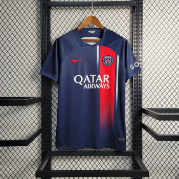 Camisa Paris Saint-Germain (PSG) I 23/24 Versão Torcedor + Personalização Grátis Camisa Paris Saint-Germain (PSG) I 23/24 Versão Torcedor + Personalização Grátis