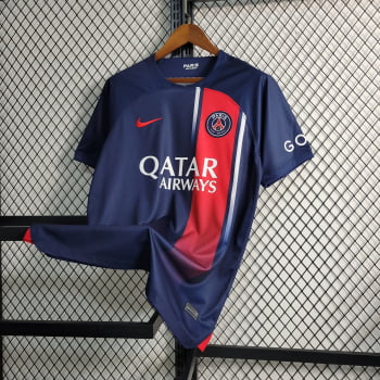 Camisa Paris Saint-Germain (PSG) I 23/24 Versão Torcedor + Personalização Grátis