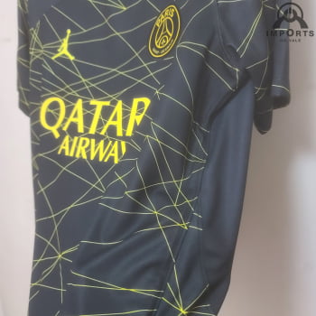 Camisa Paris Saint-Germain (PSG) IV 22/23 Versão Torcedor + Personalização Grátis