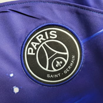 Camisa Paris Saint-Germain (PSG) Versão Torcedor Ed. Especial Galáxia + Personalização Grátis