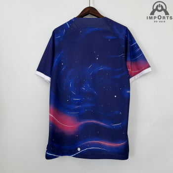 Camisa Paris Saint-Germain (PSG) Versão Torcedor Ed. Especial Azul + Personalização Grátis