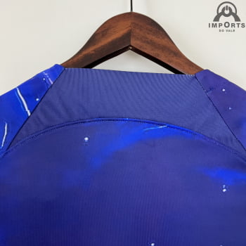 Camisa Paris Saint-Germain (PSG) Versão Torcedor Ed. Especial Azul + Personalização Grátis