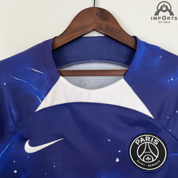 Camisa Paris Saint-Germain (PSG) Versão Torcedor Ed. Especial Azul + Personalização Grátis