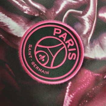 Camisa Paris Saint-Germain (PSG) Versão Torcedor Ed. Especial Rosé + Personalização Grátis Camisa Paris Saint-Germain (PSG) Versão Torcedor Ed. Especial Rosé + Personalização Grátis
