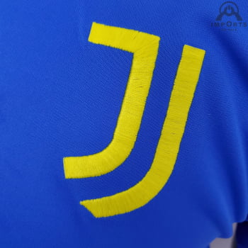 Camisa Gola Polo Juventus 21/22 Treino - Azul