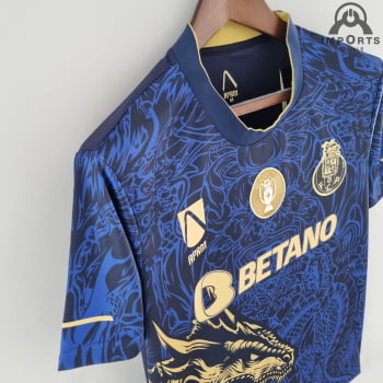 Camisa Porto 22/23 Versão Torcedor Ed. Especial Azul + Personalização Grátis