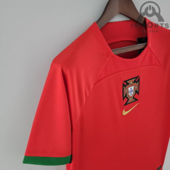 Camisa da Seleção Portuguesa 2022 Versão Torcedor Ed. Especial - Vermelha 