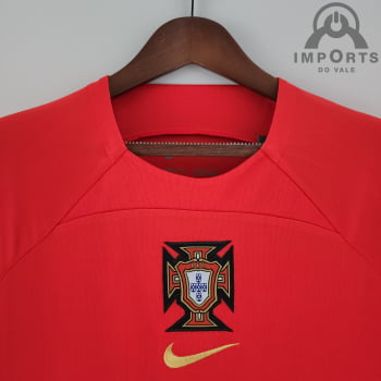Camisa da Seleção Portuguesa 2022 Versão Torcedor Ed. Especial - Vermelha 