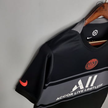 Camisa Paris Saint-Germain (PSG) III 21/22 Versão Torcedor + Personalização Grátis