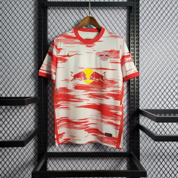 Camisa RB Leipzig I 21/22 Versão Torcedor + Personalização Grátis