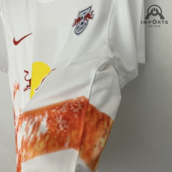Camisa Rb Leipzig 23/24 Versão Torcedor Ed. Especial Branca + Personalização Grátis