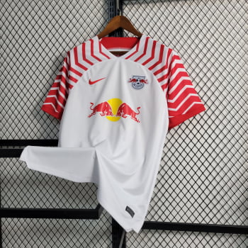 Camisa RB Leipzig I 23/24 Versão Torcedor + Personalização Grátis