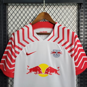 Camisa RB Leipzig I 23/24 Versão Torcedor + Personalização Grátis