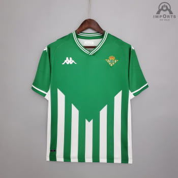 Camisa Real Betis I 21/22 Versão Torcedor + Personalização Grátis Camisa Real Betis I 21/22 Versão Torcedor + Personalização Grátis