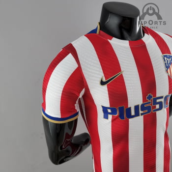 Camisa Atlético de Madrid l 22/23 Versão Jogador Clássica + Personalização Grátis