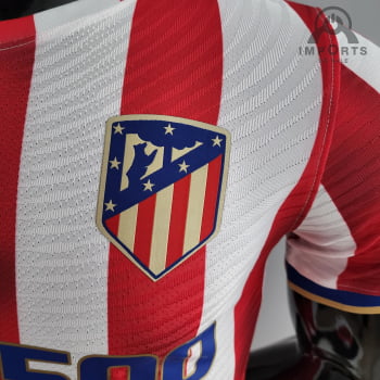Camisa Atlético de Madrid l 22/23 Versão Jogador Clássica + Personalização Grátis