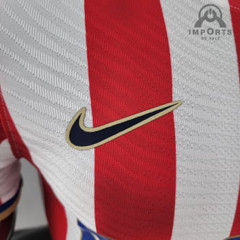 Camisa Atlético de Madrid l 22/23 Versão Jogador Clássica + Personalização Grátis