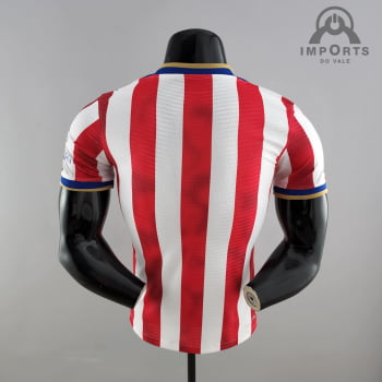 Camisa Atlético de Madrid l 22/23 Versão Jogador Clássica + Personalização Grátis