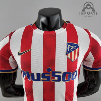 Camisa Atlético de Madrid l 22/23 Versão Jogador Clássica + Personalização Grátis