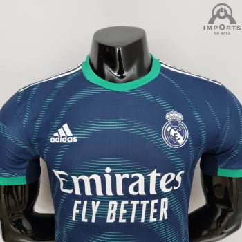 Camisa Real Madrid 22/23 Versão Jogador Classica Azul + Personalização Grátis