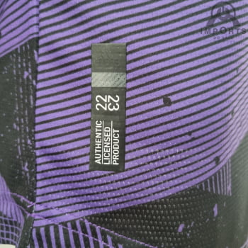 Camisa Real Madrid 22/23 Versão Jogador Ed. Especial + Personalização Grátis - Roxo com Preto