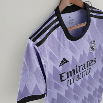 Camisa Real Madrid ll 22/23 Versão Torcedor + Personalização Grátis