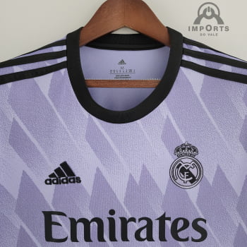 Camisa Real Madrid ll 22/23 Versão Torcedor + Personalização Grátis