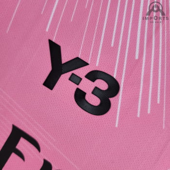 Camisa Real Madrid 2022 Versão Feminina Edição Especial Y3- Rosa