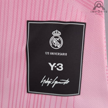 Camisa Real Madrid 2022 Versão Feminina Edição Especial Y3- Rosa