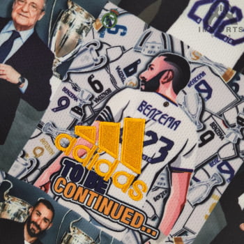 Camisa Real Madrid 22/23 Ed. Comemorativa Benzema Versão Torcedor + Personalização Grátis