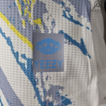 Camisa Real Madrid 22/23 Edição Especial Versão Jogador + Personalização Grátis - Branco/azul