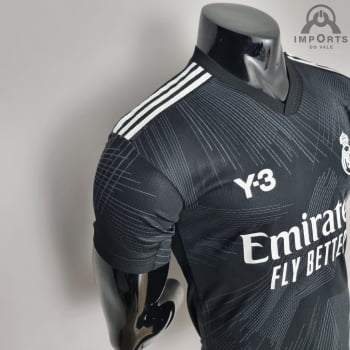 Camisa Real Madrid 22/23 Ed. Especial Y3 Versão Jogador - Preto 