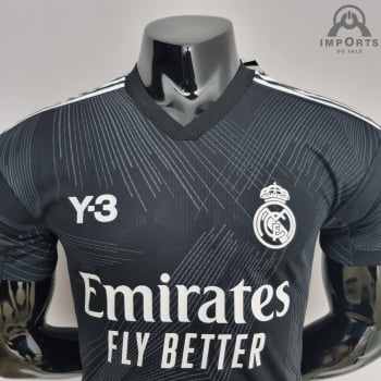 Camisa Real Madrid 22/23 Ed. Especial Y3 Versão Jogador - Preto 