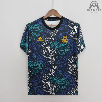 Camisa Real Madrid 22/23 Treino - Azul