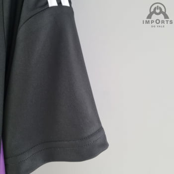 Camisa Real Madrid 22/23 Versão Torcedor Treino - Preta/Roxo