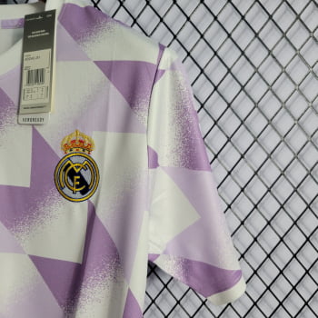 Camisa Real Madrid 22/23 Versão Torcedor Ed. Especial Geometry + Personalização Grátis