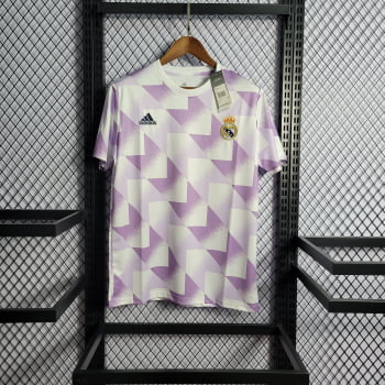 Camisa Real Madrid 22/23 Versão Torcedor Ed. Especial Geometry + Personalização Grátis Camisa Real Madrid 22/23 Versão Torcedor Ed. Especial Geometry + Personalização Grátis